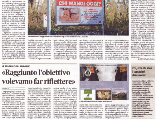 articolo la nazione2 3 2013 500x383 - Chi mangi oggi? Il nostro punto di vista su La Nazione