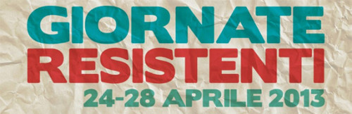 giornate resistenti 2013 500x162 - Veganzetta alle "Giornate Resistenti"